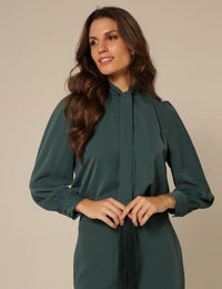 Conjunto Camisa Saia Ayla - Verde