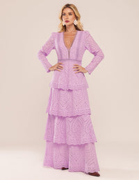Vestido Pérola Laise - Lavanda