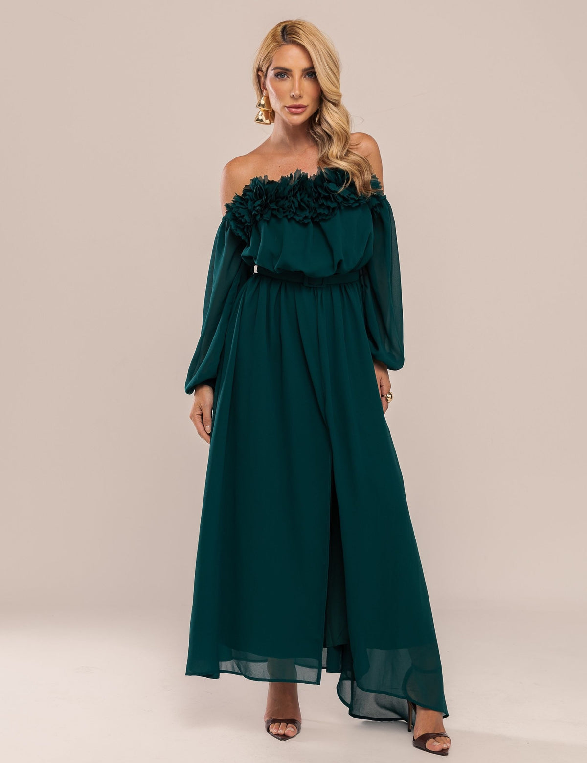 Vestido Noa Ombro a Ombro - Verde