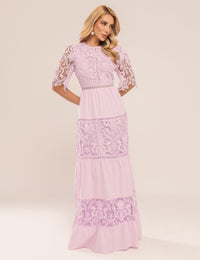 Vestido Emma em Renda - Lavanda