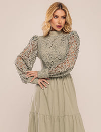 Vestido Agnes com Renda - Vede Oliva