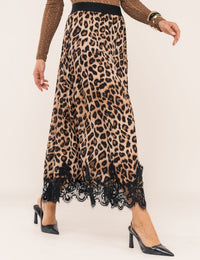 Saia Animal Print Pietra