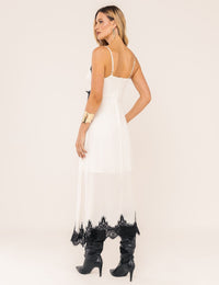 Vestido de Alça Isabela - Off White