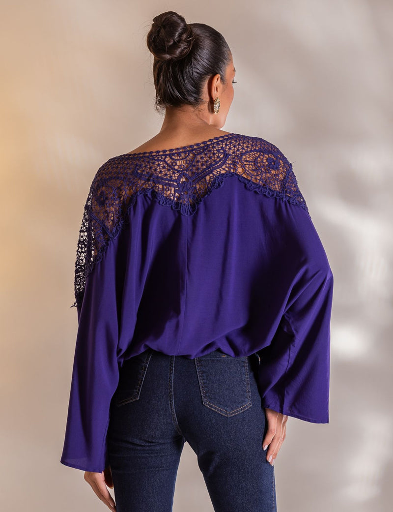 Blusa em Viscose Ariela - Azul