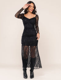 Vestido em Renda Naomi - Preto
