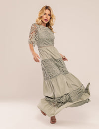 Vestido Emma em Renda - Verde