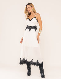 Vestido de Alça Isabela - Off White