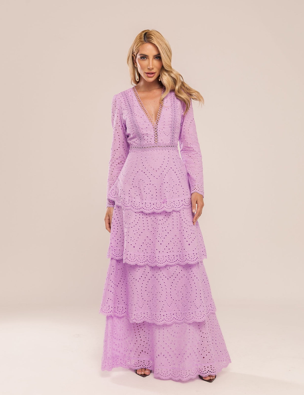 Vestido Pérola Laise - Lavanda