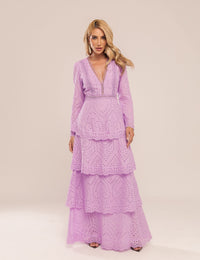 Vestido Pérola Laise - Lavanda