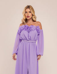 Vestido Noa Ombro a Ombro - Lavanda