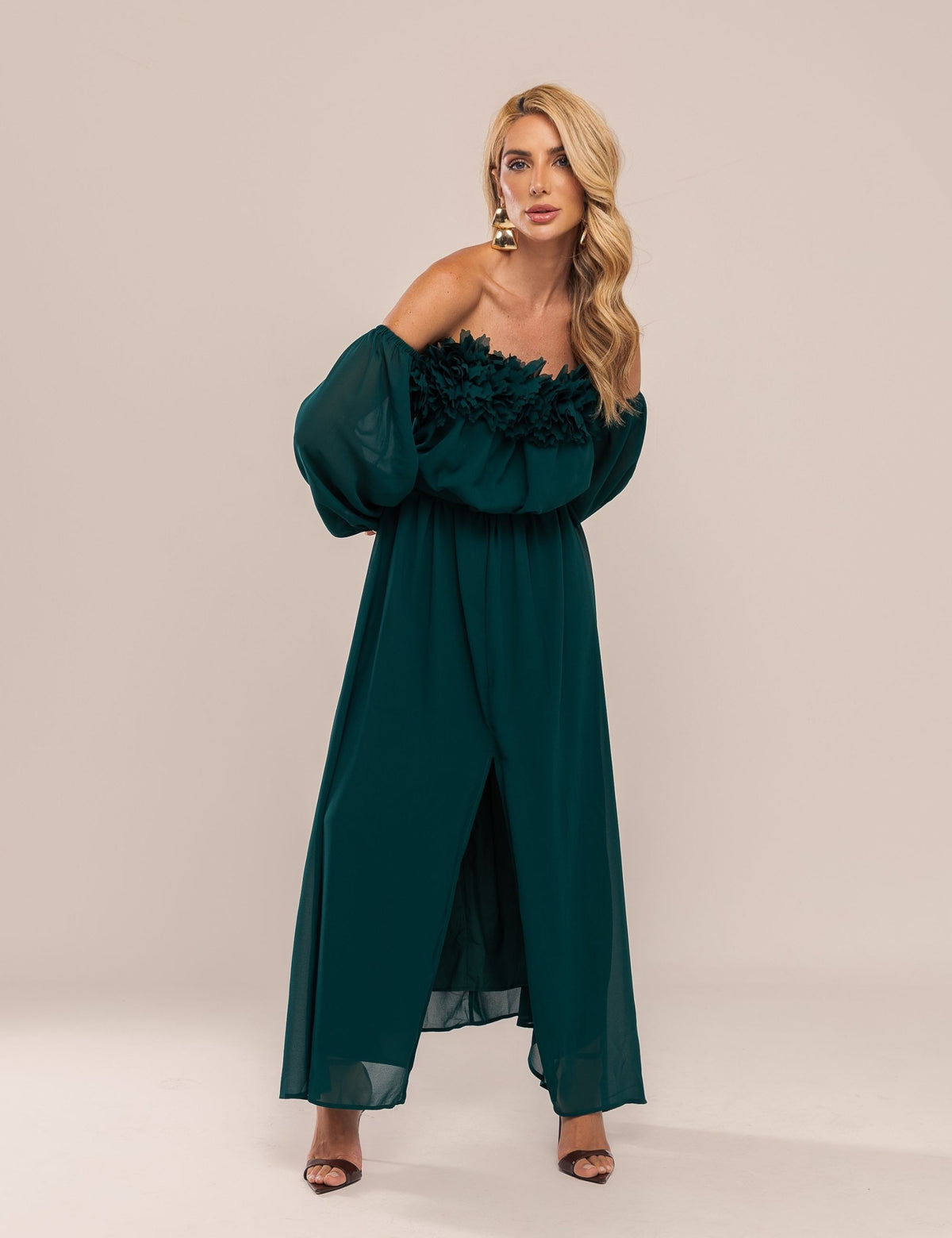 Vestido Noa Ombro a Ombro - Verde