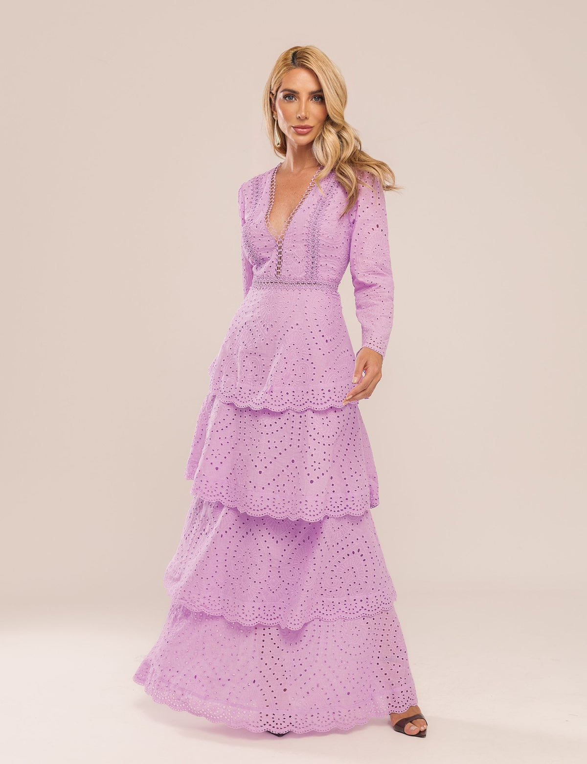 Vestido Pérola Laise - Lavanda