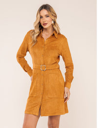Chemise Suede Stella - Caramelo