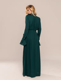 Vestido Belle em Crepe - Verde