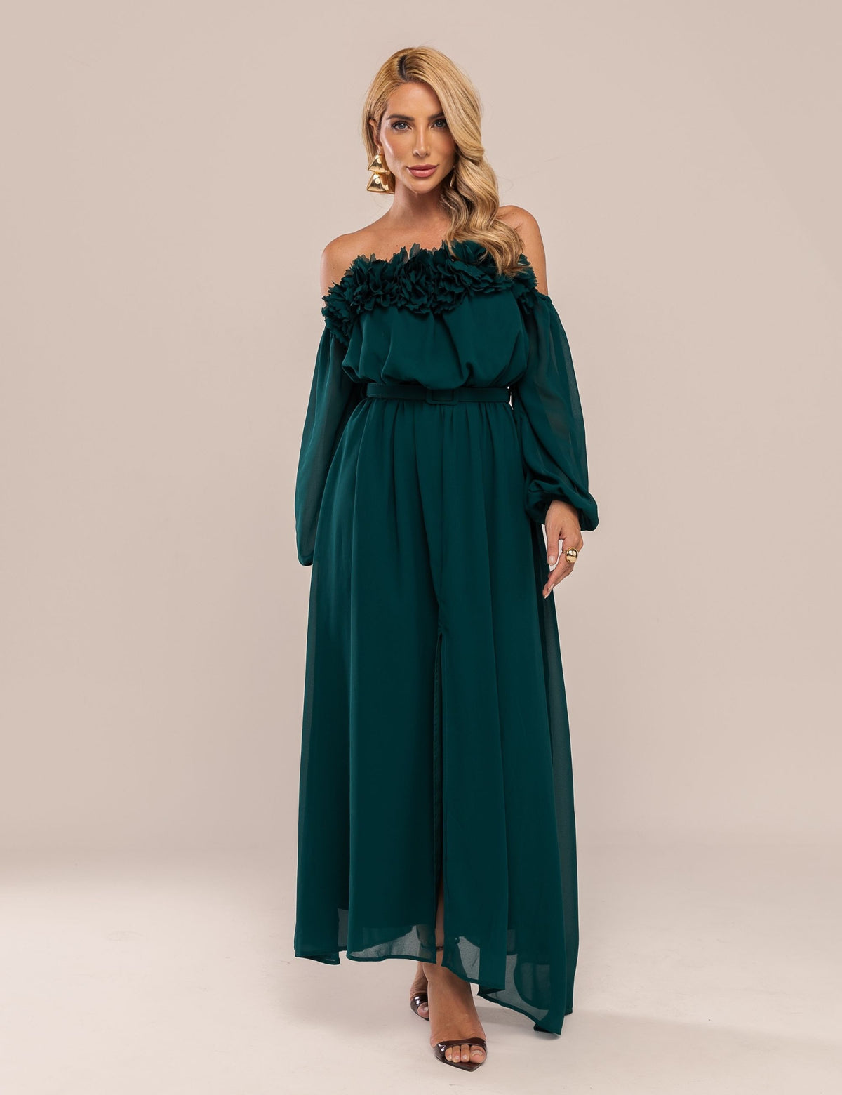 Vestido Noa Ombro a Ombro - Verde