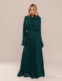 Vestido Belle em Crepe - Verde