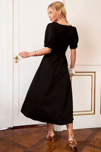 Vestido Isaura Midi - Preto