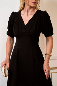 Vestido Isaura Midi - Preto