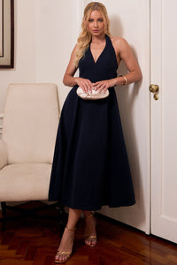 Vestido Filomena - Azul Marinho