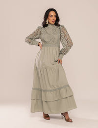 Vestido Agnes com Renda - Vede Oliva