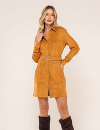 Chemise Suede Stella - Caramelo