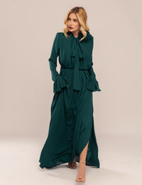Vestido Belle em Crepe - Verde