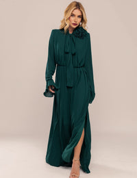 Vestido Belle em Crepe - Verde