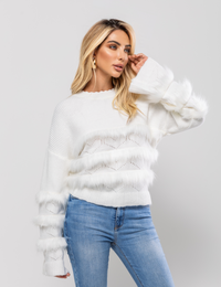 Blusão Tricot Lizzie - Off White