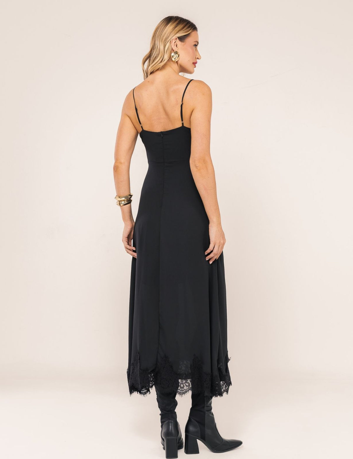 Vestido de Alça Isabela - Preto