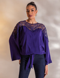 Blusa em Viscose Ariela - Azul