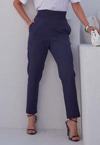 Calça Mamorena Skinny em Linho com Elastano