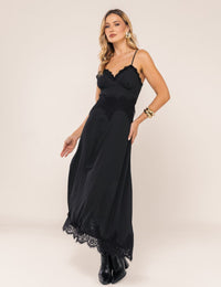 Vestido de Alça Isabela - Preto