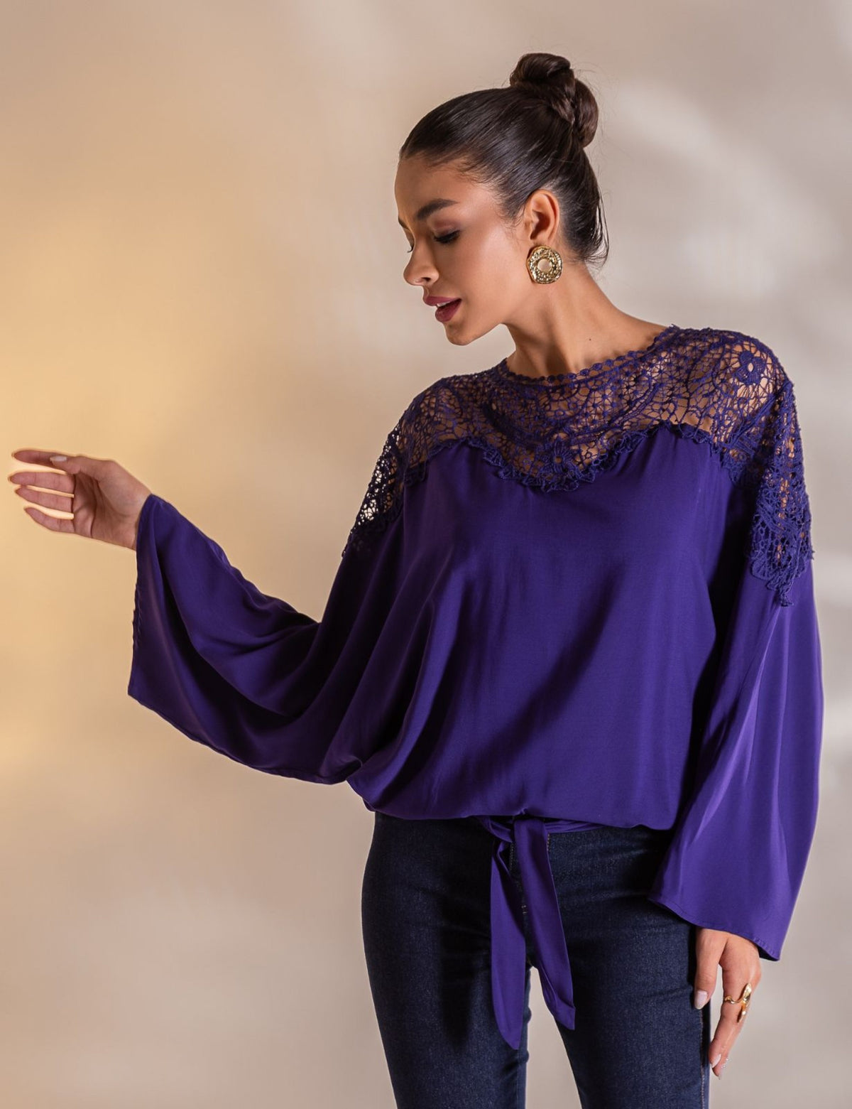 Blusa em Viscose Ariela - Azul