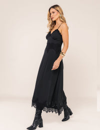 Vestido de Alça Isabela - Preto