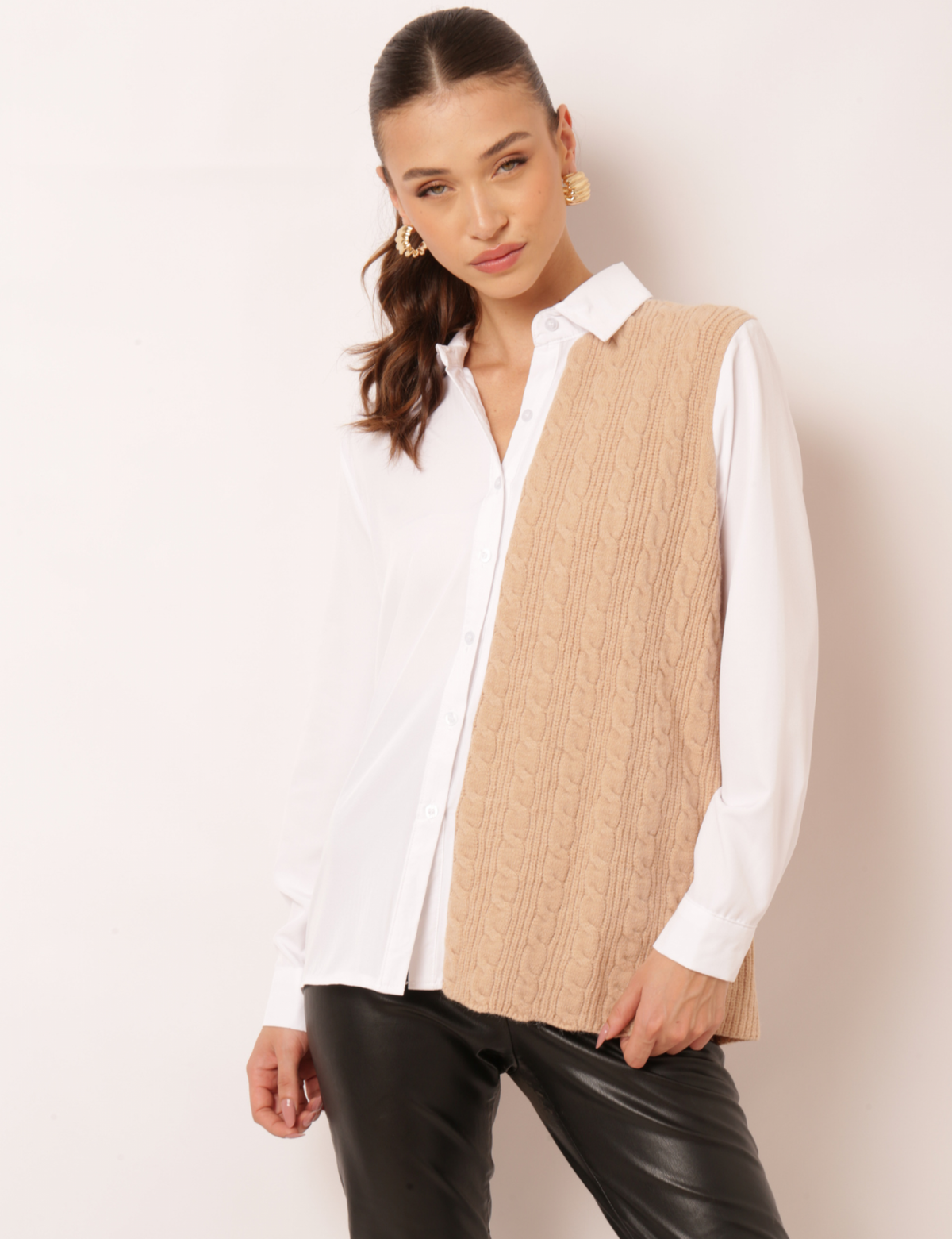 Camisão Composê Cruela - Bege