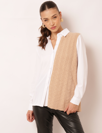 Camisão Composê Cruela - Bege