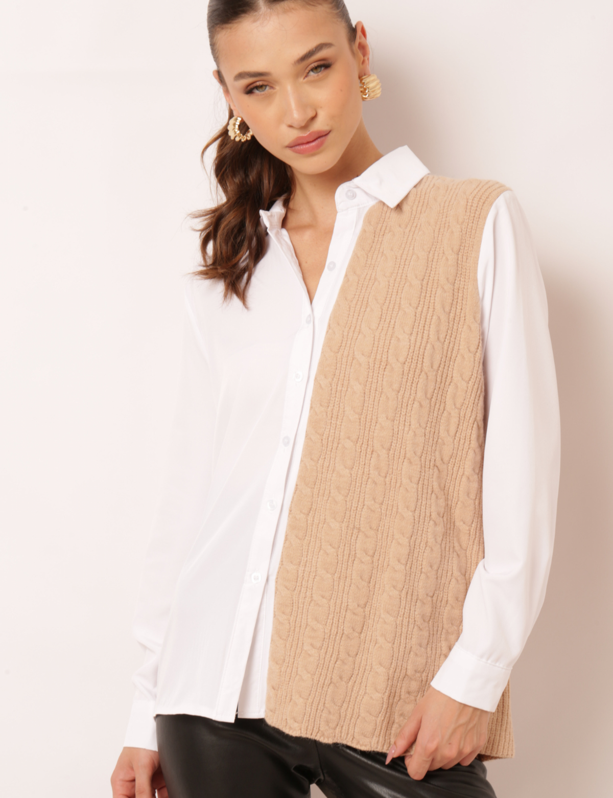 Camisão Composê Cruela - Bege