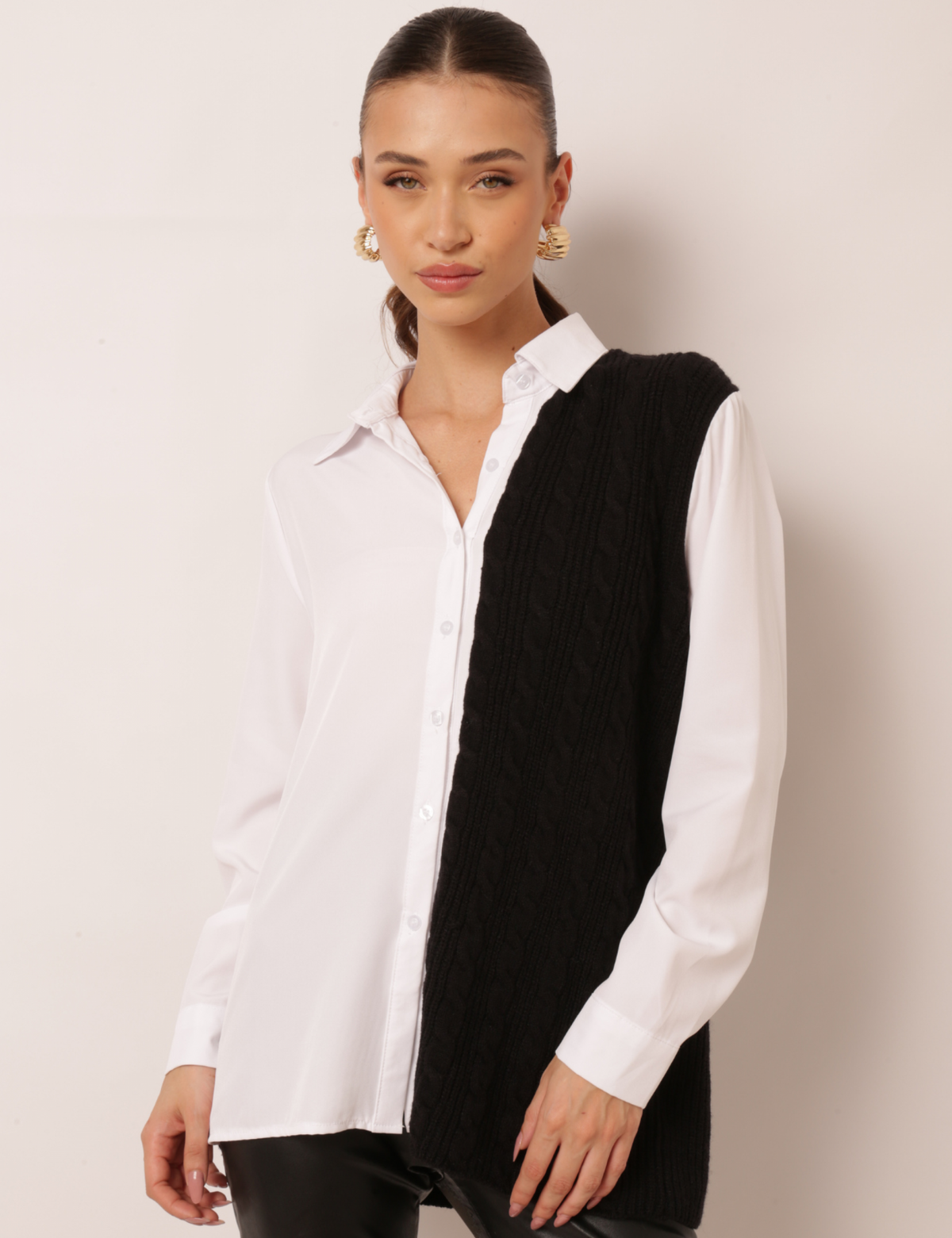 Camisão Composê Cruela - Preto