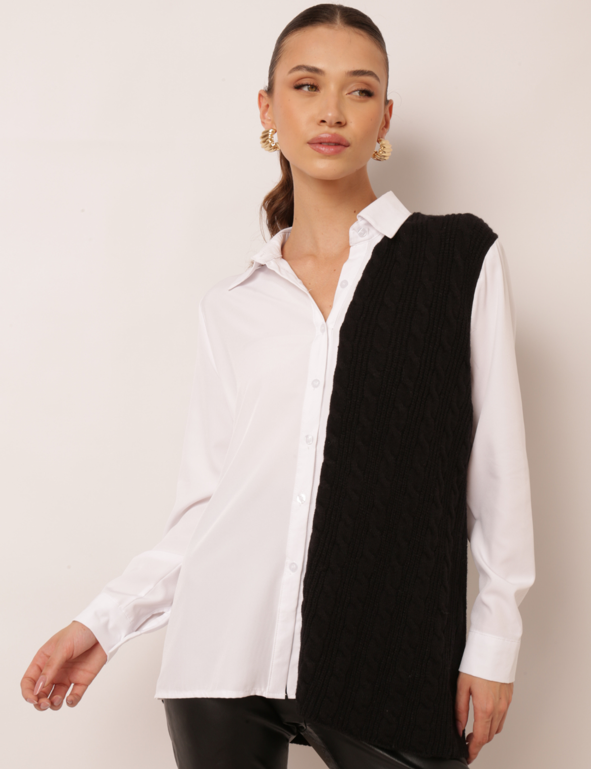 Camisão Composê Cruela - Preto