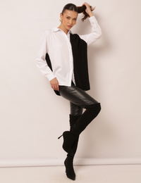 Camisão Composê Cruela - Preto