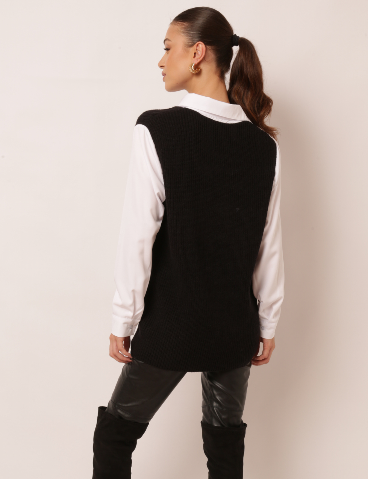 Camisão Composê Cruela - Preto