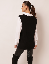 Camisão Composê Cruela - Preto