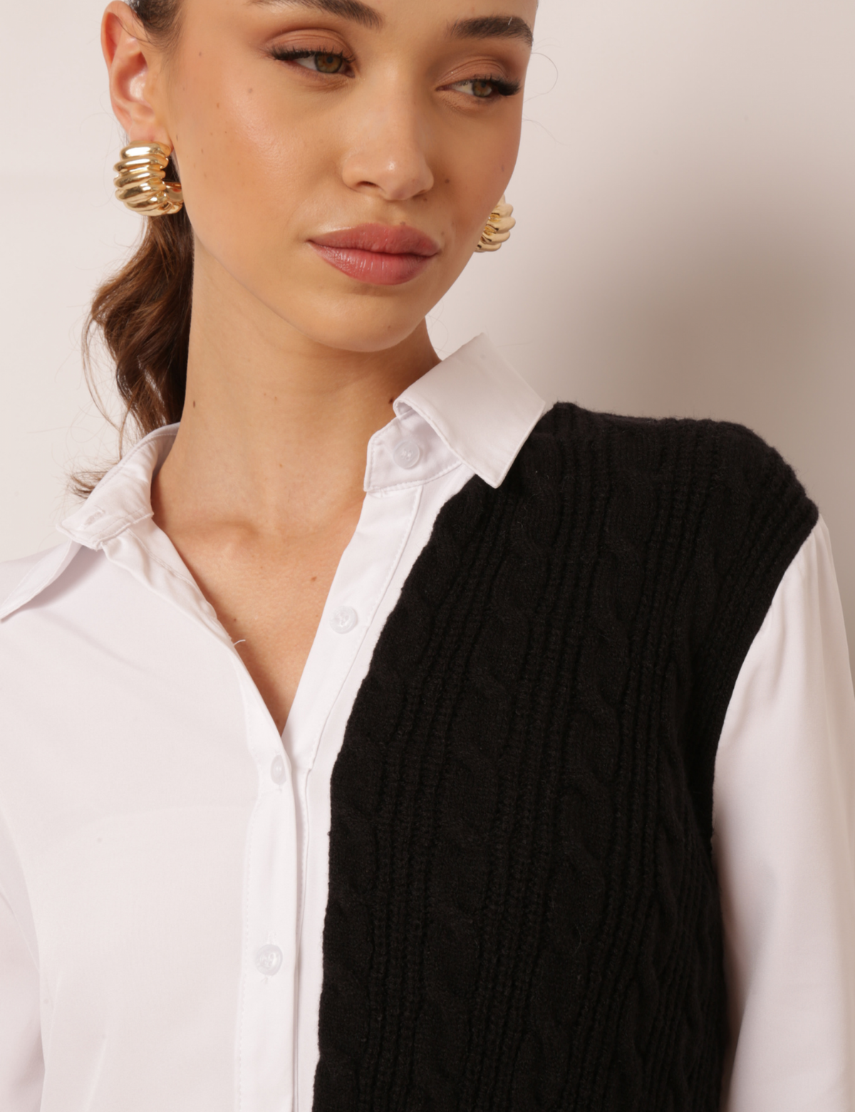 Camisão Composê Cruela - Preto