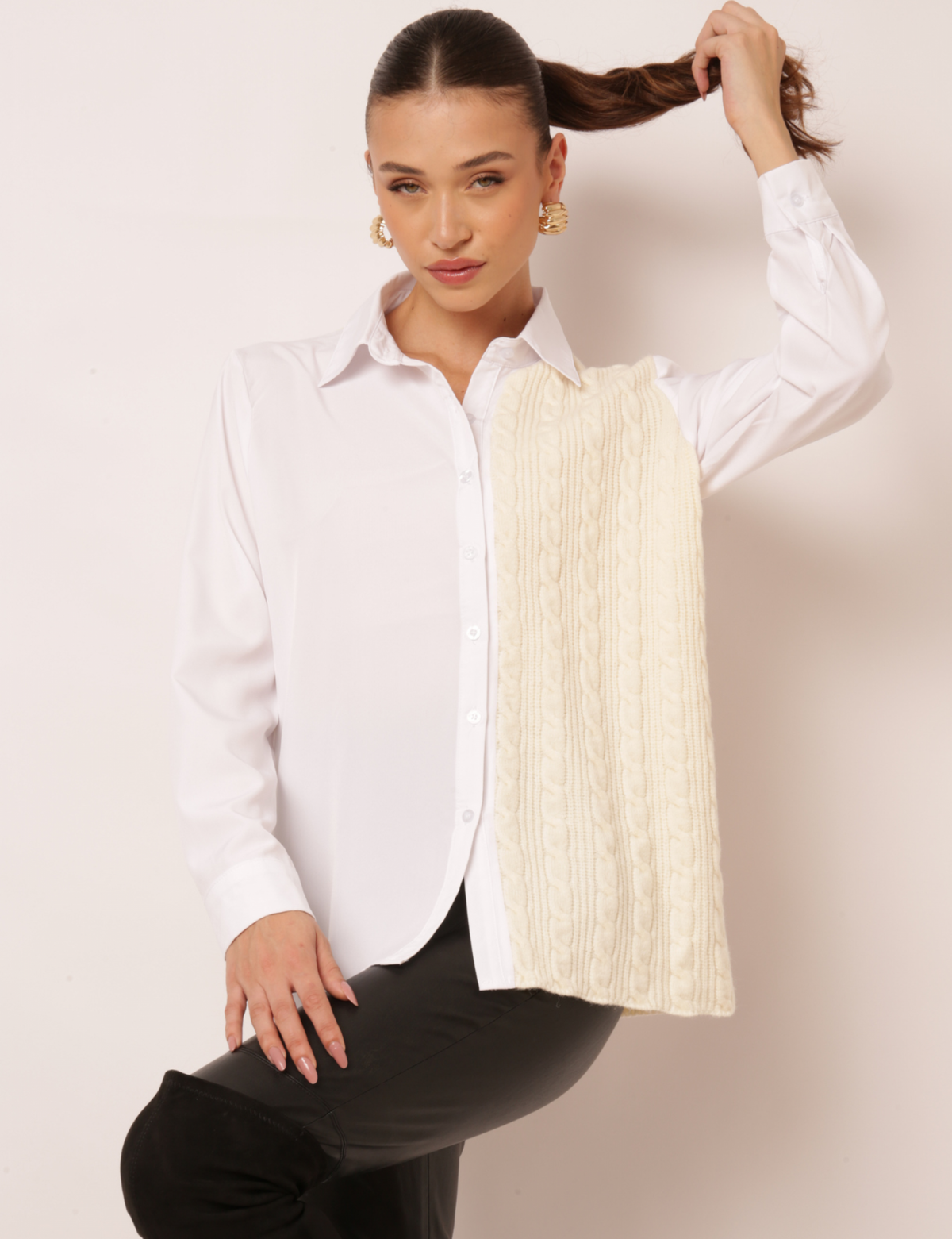 Camisão Composê Cruela - Off White