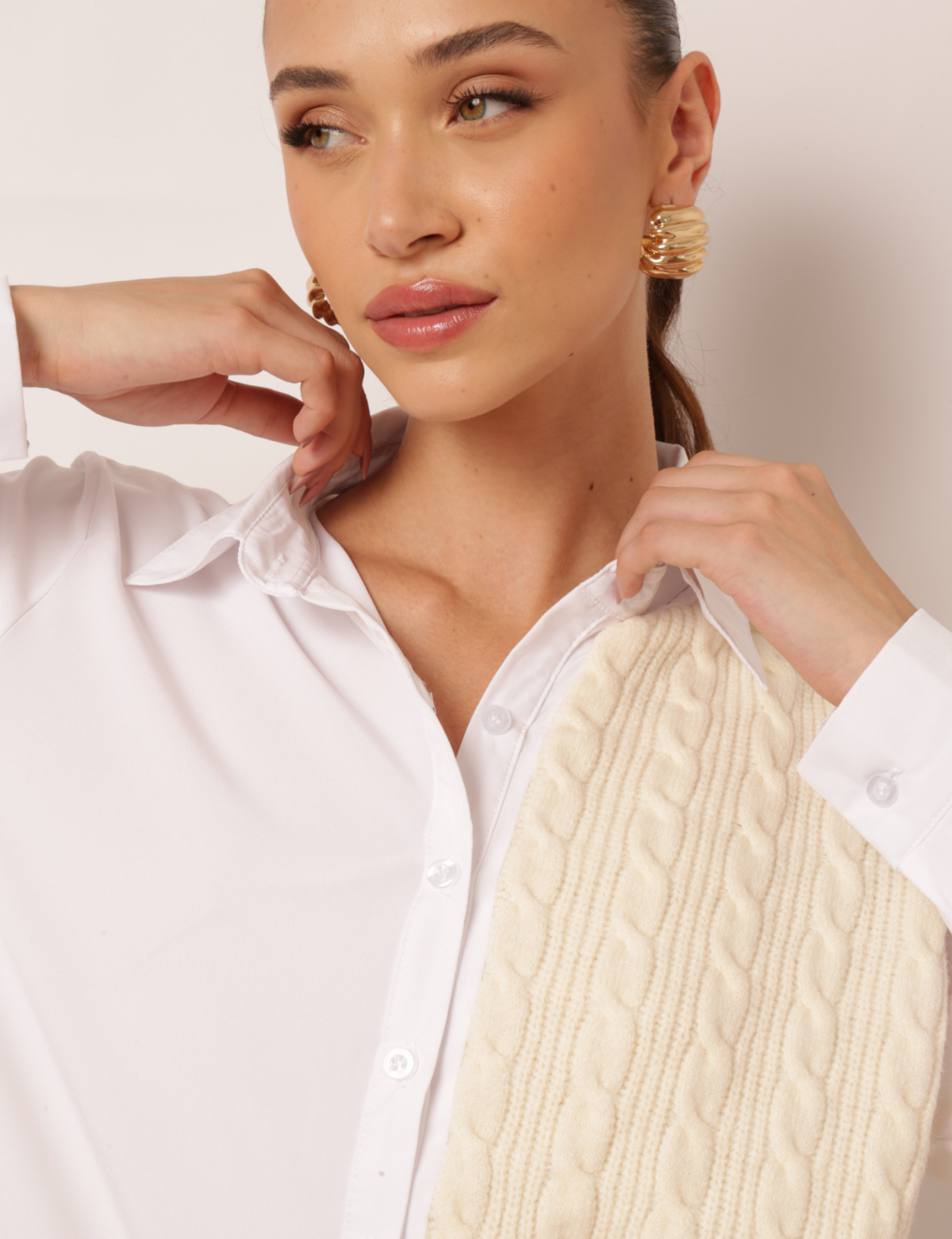 Camisão Composê Cruela - Off White