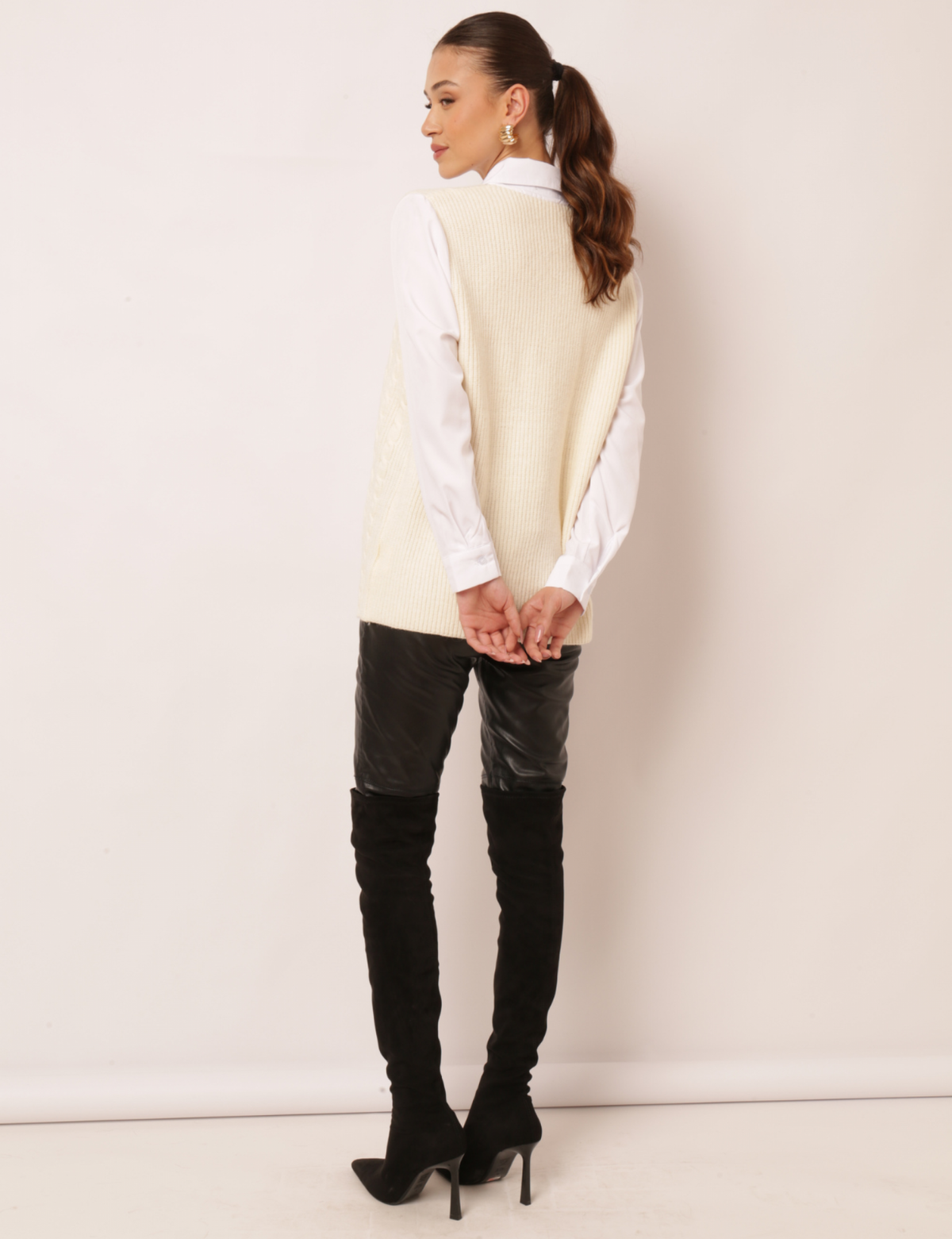 Camisão Composê Cruela - Off White