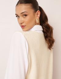 Camisão Composê Cruela - Off White