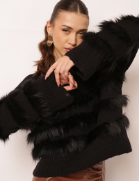 Blusão Tricot Lizzie - Preto