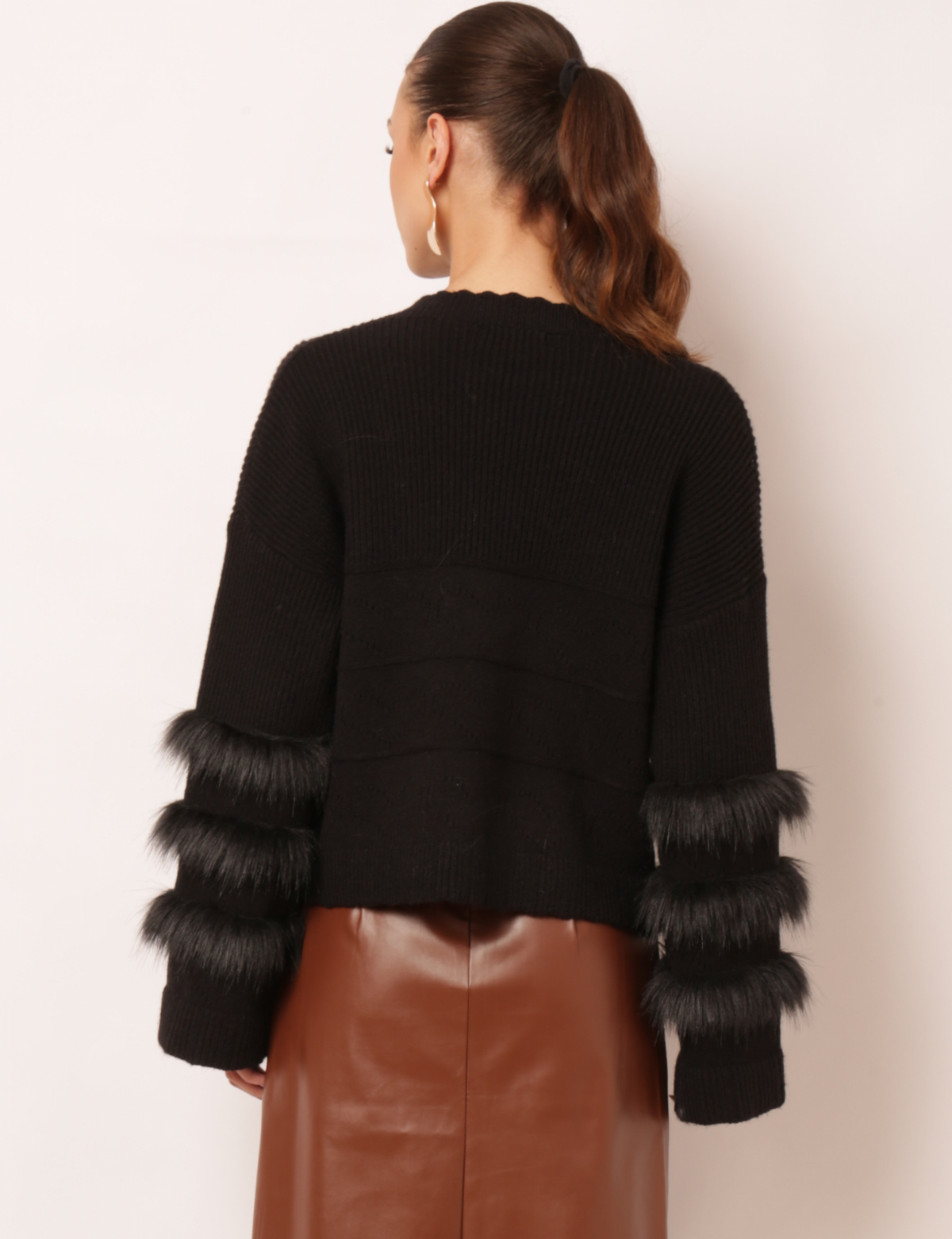 Blusão Tricot Lizzie - Preto