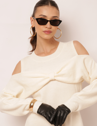 Vestido Tricot Dove - Off White